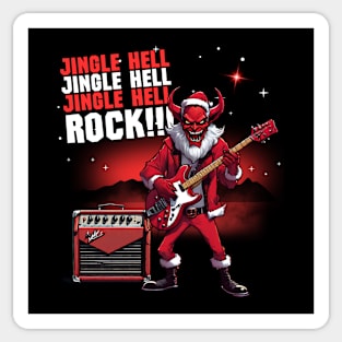 Jingle Hell Rock! Sticker